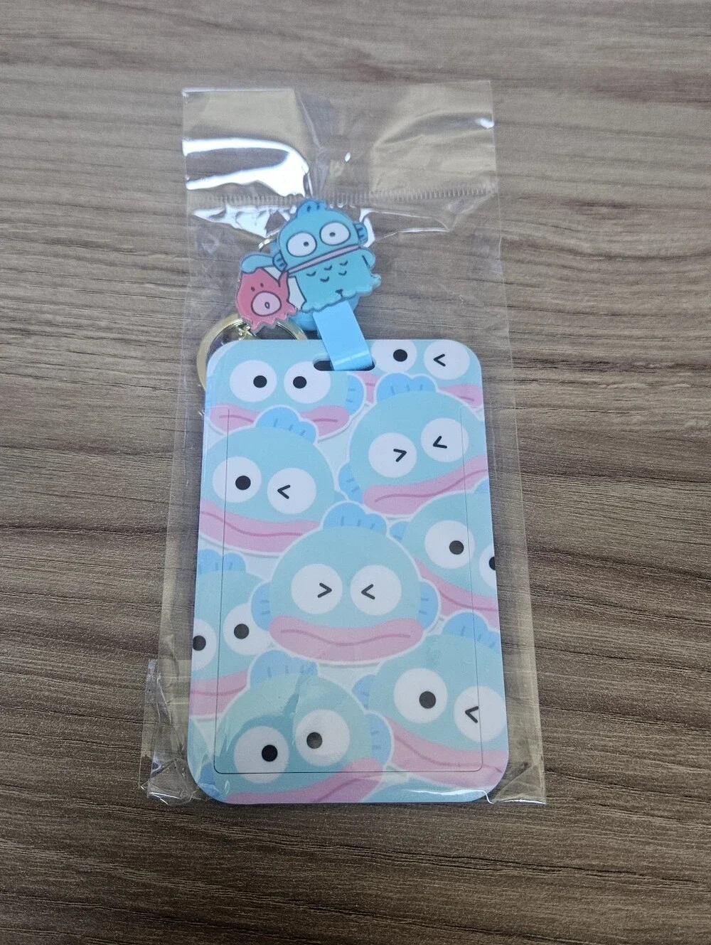 🔥4/$20 Kawaii Hangyodon ID Card Holder Keychain